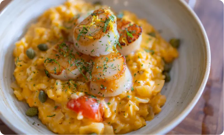Creamy Scallop & Asparagus Risotto — A Taste of Seaside Bliss