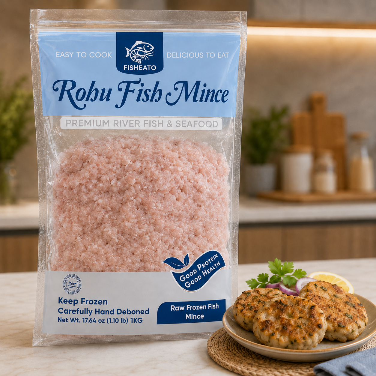 Rohu Fish Mince 1kg